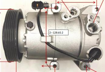 97701-A5900 AC Compressor for Hyundai Elantra Avante 97701-A5900 AC Compressor for Hyundai Elantra Avante